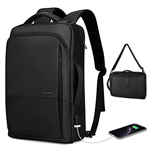 MARK RYDEN Zaino per Laptop Multifunzione Slim 3 in 1 Borsa a Tracolla per Borsa da Lavoro con Porta di Ricarica USB Zaino da Lavoro Impermeabile da Viaggio per Scuola Adatto a Laptop da 15.6 Pollici
