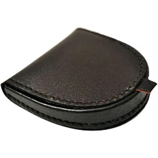 Charmoni Portamonete Uomo In Vera Pelle – Portafoglio Multi Tasche Marrone – Taglia Unica - 2