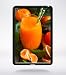 Produktbild Schutzhülle Orangensaft kompatibel Apple iPad Mini 4 Rand schwarz