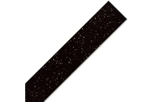 WORKTOP EXPRESS Black Sparkle Effect Laminate Kitchen Worktop Worktop Edging Strip - 1530mm x 45mm