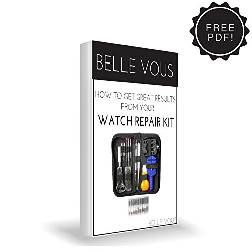 294 teiliges Professionelles Uhr Reparieren Werkzeug Uhrmacher mit fall von Belle Vous – Link Remover, Uhr Batterie Entferner, Uhr zuruck Fall offner, Fruhling Stift Bar, Uhren Reparatur Set - 8