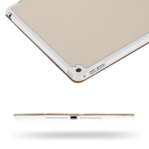 iPad Air 2 Hülle, EasyAcc Ultra Slim Cover Schutzhülle Bumper Lederhülle mit Standfunktion / Auto Sleep Wake Up Funktion für iPad Air 2 2014 Modell Number A1566/ A1567 – Gold, Ultra Slim - 8