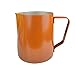 Produktbild LIKECAR Kaffee Espresso-Tools Antihaft -Beschichtung Milchkrug Metall Edelstahl-Kaffee Aufschäumen Krug 600ML Orange