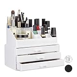 make up gift set mac Für Kosmetik: Make Up Organizer zum Verstauen von Kosmetik und Schmuck - HBT ca. 19 x 23, 5 x 14 cm