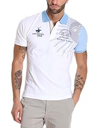 La Martina Hombre LMP321PK00100001 Blanco Algodon Polo