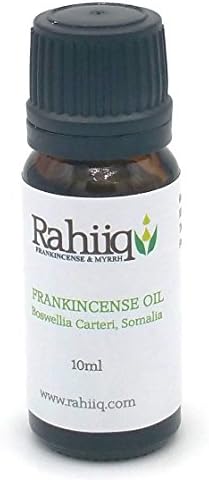 10ml Pure Frankincense Oil (Somalia), Distilled from Wild-Harvested Boswellia Carteri Resin. 100% Pure and Natural Therapeutic Grade Olibanum Oil.