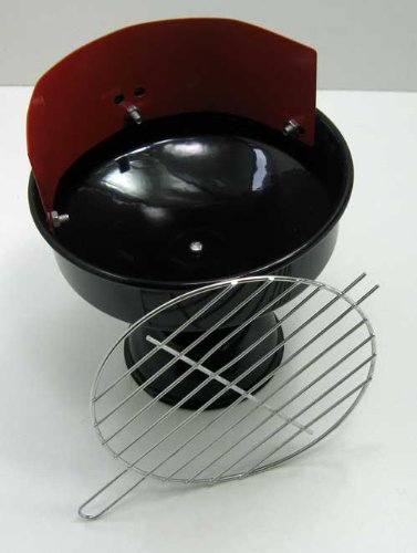 Aschenbecher Metall Grill Design 11,5cm, Balkon Fest Party Aschen Ascher Becher (LHS) - 3