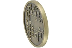 Hztuang CW Morse Code minnesmynt CW Training Coin Morse Code Training Coin för nybörjare Radioentusiaster