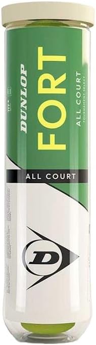 DUNLOP Balle de Tennis Fort All Court TS - pour Sable, Terrain Dur et Gazon