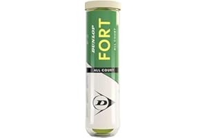 DUNLOP Balle de Tennis Fort All Court TS - pour Sable, Terrain Dur et Gazon