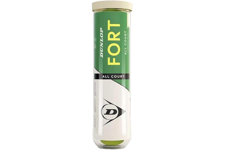 DUNLOP Fort All Court TS tennis ball - for sand, hard court and grass (4 balls)