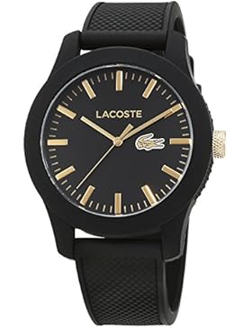 Lacoste Herren-Armbanduhr Analog Quarz Silikon 2010818