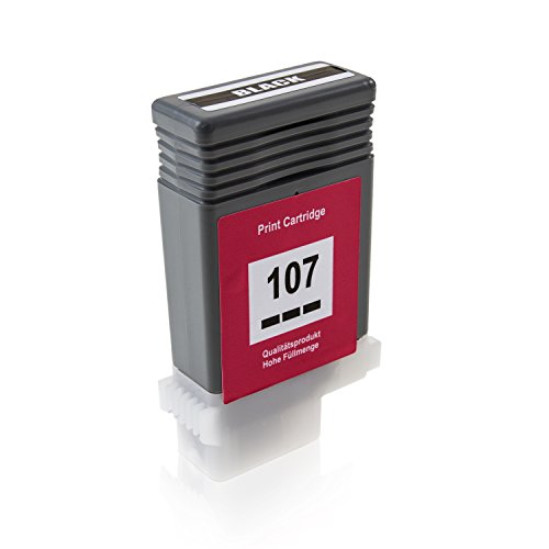 Tintenpatrone kompatibel zu Canon PFI-107 für IPF 670 680 770 780 785 – Schwarz 130ml - 2