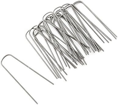 Greenscapes Garden Achor Pin and Landscape Fabric Holding Staple Stakes, Pack of 25