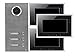 Produktbild 2 Draht 3-Familienhaus Video Türsprechanlage Gegensprechanlage mit 3x 7 '' Monitor schwarz
