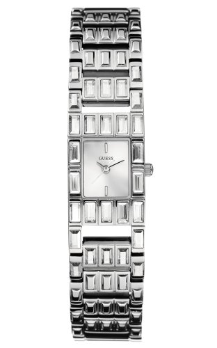 Guess Ladies Sunray Silver Dial Quartz Watch - 13533L1