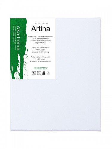 Artina Akademie Leinwand auf Keilrahmen 24×30 cm 20er Set 280g/m² - 2