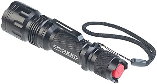 KryoLights Cree-LED-Taschenlampe Police TRC-140.akku, 10W, 840 Lumen, IP65 - 9
