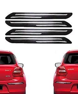 Fabtec Universal Car Bumper Protector Guard (Set of 4)