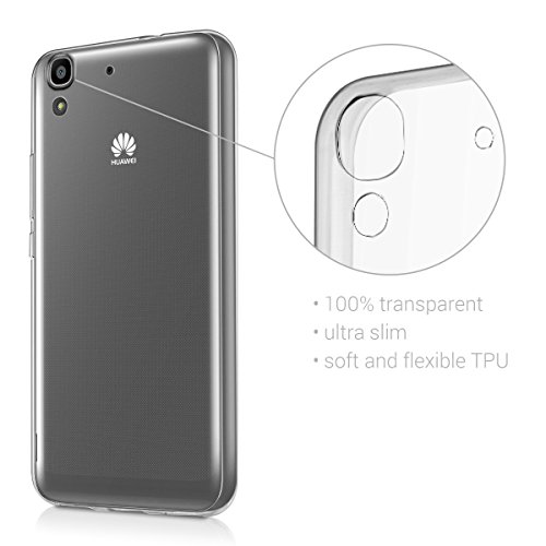 kwmobile Funda para Huawei Y6 2015 - Case Ultra Slim de TPU s licona - Cover Trasero en Transparente reviews kwmobile Funda para Huawei Y6 2015 - Case Ultra Slim de TPU s licona - Cover Trasero en Transparente