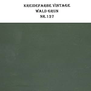 BORMA Dunkel Grüne Vintage Kreidefarbe Waldgrün Möbelfarbe 750ml (26