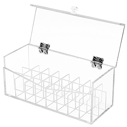 HBF Spitzenqualität Transparent Acryl Make up Organizer Stifthalter Kosmetik Etui Schminktisch Badezimmer. Aufbewahrung Schubladenbox Multifunktionale Lippenstiftständer. Schmuck Kosmetikablage Box aus Acrylglas für Damen (9) - 6