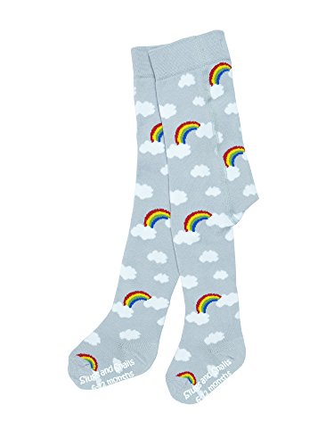 Slugs & Snails Unisex Tights - Clouds & Rainbows - 6-12 months - 62-68cm