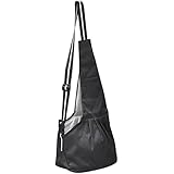 DIGIFLEX bequeme flexible schwarze Tragetasche Transporttasche Umhängetasche für kleine bis mittelgroße Hunde, Welpen und Katzen