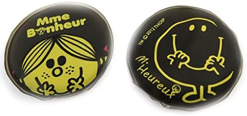 Set of 2 heaters 'Monsieur Madame' black.