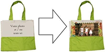 For Price Guns – Bicolour Beach Bag Personalised with your photo