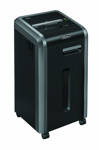Fellowes Powershred 225Ci  24 Sheet Cross Cut Commercial Shredder With Jam Proof, SafeSense and SilentShred