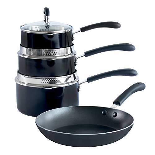 ProCook Gourmet Non-Stick Strain & Pour Cookware Set Chefs 4 Piece