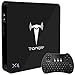 Produktbild [Mit Wireless Mini Tastatur] SEGURO X4 Android 6.0 TV Box Amlogic S905X Quad Core Media Player eingebaute 2.4G Wi-Fi/1GB Ram+8GB Flash unterstützt HDMI 2.0 beide 4Kx2K und 3D Effekt