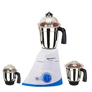 Sunmeet White Blue Color 750Watts Mixer Grinder with 3 Jar (1 Large Jar, 1 Medium Jar and 1 Chutney Jar) TAN20-SUN-344