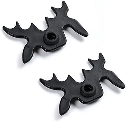 Slip-On Portable Moosehead Bridge Head - 2PCS Pool Billard Cue Rest Stick 9 Positions Bridge Head