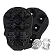 Produktbild 3D Totenkopf Eiswürfelform, MojiDecor Ice Cube Formen 6 Vivid Schädel, Lebensmittelqualität flexibel Silikon Ice Cube Maker für Whiskey Eis und Cocktails Saft Getränke