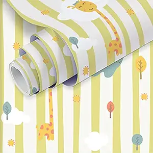 Amazon Brand - Solimo PVC Self-Adhesive Wallpaper, Kids Room, 41cm x 4.56m