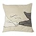 Produktbild Jtartstore Baymax and Toothless Scaly Baby Pillow Case 18 x 18 inches