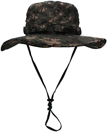 Yaojiaju Fishermen Hat, Classic Design Camouflage Sunhat High Quality Waterproof Casual Hat Simple Outdoor Travel Fishmenhat For Men Women (Size : 59)