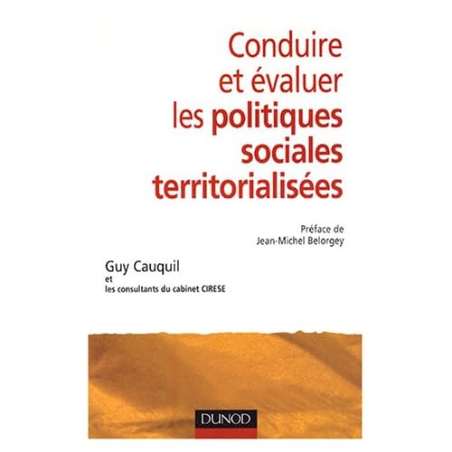 Conduire et évaluer les politiques sociales territorialisées