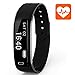 Produktbild Ancheer Fitness Tracker, Activity Tracker Uhr Herzfrequenz Monitor Schritt / Schlaf / Kalorienzähler Call / SMS Erinnerung Armband Band Wasserdicht Wireless Bluetooth Wristband Smart Pedometer