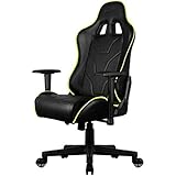 Material: Kunstleder AeroCool AC220 AIR RGB-B Gaming Chair Black Multi-Plattform, Gaming Stuhl