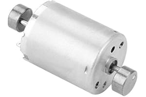 VIAGASAFAMIDO Moteur de vibration Moteur à vibration électrique à couple élevé et à couple élevé, à double axe, à 2 roues rotatives excentriques