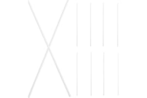 SEWACC Lot de 10 de cuisson à haute température en céramique pour bijoux réfractaires - Accessoires pour bijoux en céramique - Bâtons brûlants à haute température