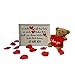 Produktbild Liebesgeschenk für Frauen und Männer Teddybär mit Herz I Love You Valentinstag Geschenk-Set für die Freundin oder den Freund