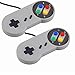 Produktbild 2 Stück SNES Spiel Controller, Retro USB Super Nintendo Gamepad Joystick Joypad Gamestick für Windows PC MAC LINUX Android Raspberry Pi 3 Dampf Sega Genesis Higan