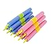 SODIAL(R) 12PCS Soft Foam Bendy Hair Rollers Cling Strip Hair Curlers Maker