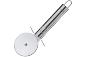 Fackelmann Acero Inoxidable Cortador de Pizza, Plata