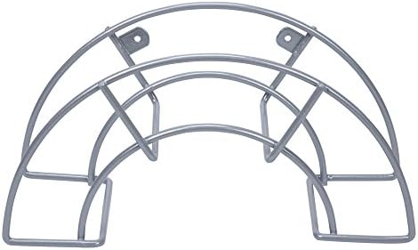 Sauvic03305 Small Plastic Coated Wall Hose Stand - Grey