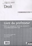 Image de Droit Tle STG : Livre du professeur
